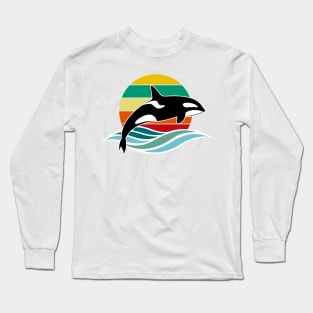 Orca Whales Lovers Long Sleeve T-Shirt